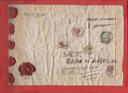 ITALIA - Storia Postale Repubblica - 1979 - 4000 Alti Valori + 3x 100 Antica Moneta Siracusana + 50 Antica Moneta Siracu - 1971-80: Poststempel