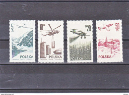 POLOGNE 1976-1978 AVIONS  Yvert PA 55-58, Michel 2437-2438 + 2484 + 2540 NEUF** MNH - Nuovi