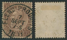 émission 1884 - N°49 Obl Simple Cercle "Flenu-produits" // (AD) - 1884-1891 Leopold II