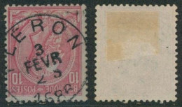 émission 1884 - N°46 Obl Simple Cercle "Fléron" // (AD) - 1884-1891 Leopoldo II