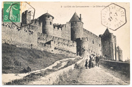 AUDE CP 1913 CARCASSONNE CITE AGENCE POSTALE GERENCE GRATUITE - 1877-1920: Semi-Moderne