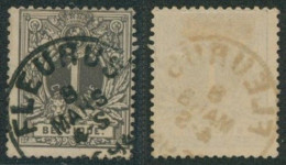 émission 1884 - N°43 Obl Simple Cercle "Fleurus" // (AD) - 1884-1891 Léopold II