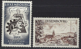 Luxembourg Yv 494 Exposition Artisanale+495 Télé-Luxembourg. **/mnh - Ungebraucht