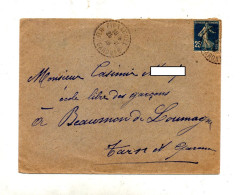 Lettre Cachet Pinsaguel - Handstempels