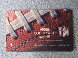HOTEL KEYS - 2597 - USA - COURTYARD MARRIOTT - NFL - Cartas De Hotels