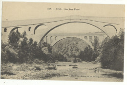 66/CPA - Céret - Les Deux Ponts - Ceret