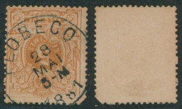 émission 1869 - N°28 Obl Simple Cercle "Flobecq" // (AD) - 1869-1883 Leopoldo II