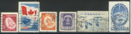 CANADA - 1955/67, STAMPS SET OF 6, USED. - Gebraucht