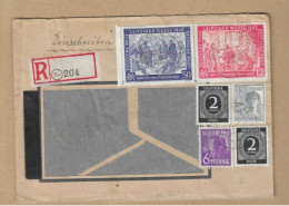 Los Vom 05.05  Einschreiben-Briefumschlag Aus Bleicherode 1948 - Brieven En Documenten