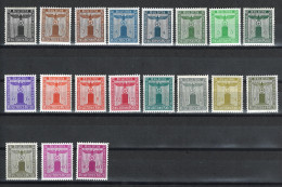 German Empire 1938-42 "Official Stamps" Condition MNH/MH SG#O648-808 - Unused Stamps