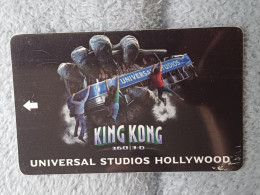 HOTEL KEYS - 2599 - USA - KING KONG UNIVERSAL STUDIOS HOLLYWOOD - Hotel Keycards
