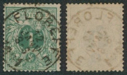 émission 1884 - N°45 Obl Simple Cercle "Floreffe" // (AD) - 1884-1891 Leopold II.