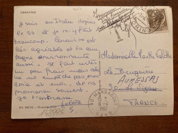 CP Pour La FRANCE TP SYRACUSE L 20 OBL.3 4 1967 TORINO + INCONNU + OBL.6-4 1967 30 MANDAGOUT GARD - 1961-70: Poststempel