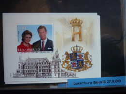 Luxemburg Luxembourg 2000 Mi 1516 Block Nr. 18 **, TOP! - Altri & Non Classificati