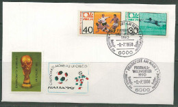 Germany 1990 Football Soccer World Cup Commemorative Cover, Germany World Cup Champion - 1990 – Italien