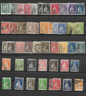 PORTUGAL- CERES -46 DIVERS TRES BEAUX TIMBRES OBLITERES - PAS EMINCES-  DEPUIS 1912-17 - Used Stamps