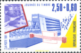 124129 MNH FRANCIA 1991 DIA DEL SELLO - Andere & Zonder Classificatie