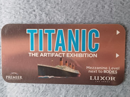 HOTEL KEYS - 2604 - USA - LUXOR LAS VEGAS - TITANIC - Hotelkarten