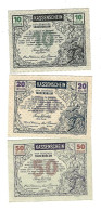 *notgeld   Austria Tausenblum  Serie Compleet   1060 - Autriche