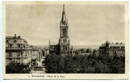 CPA 9 X 14 Haut Rhin MULHOUSE Place De La Paix - Mulhouse