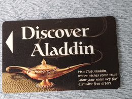 HOTEL KEYS - 2606 - USA - LOC INTERNATIONAL - DISCOVER ALADDIN - Hotel Keycards