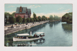 ENGLAND - Bedford River From The Bridge Used Vintage Postcard - Bedford