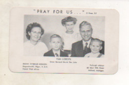 Carte Famille Van HEROPS - Sudan Interior Mission - Niger - Michigan - Pray Fro Us - - Zuid-Afrika