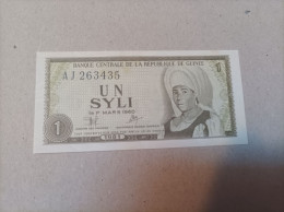 Billete Guinea, 1 Syli, Año 1960, UNC - Guinea