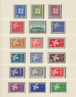Europa CEPT  Jahrgang 1961, Postfrisch **, Komplett 16 Länder - 1961