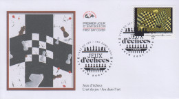 Enveloppe    FDC  1er   Jour    FRANCE    Jeux  D' Echecs    2021 - 2020-…