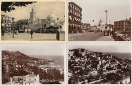 Algeria Casbah Place Du Government 4x 1942 WW2 RPC Postcard S - Other & Unclassified