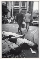 London Stock Exchange Shooting Fake Killing Greenham Common RPC Postcard - Other & Unclassified