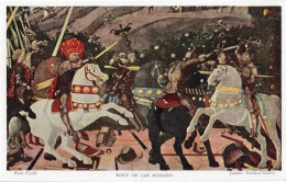 London Nationa Gallery Rout Of San Romano Paolo Uccello Italy Old Postcard - Autres & Non Classés