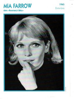 Ref 2 - Photo L'encyclopédie Du Cinéma : Mia Farrow  - Etats-Unis . - Europa