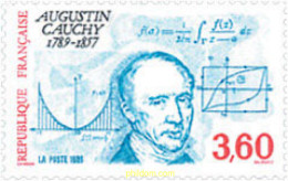 124071 MNH FRANCIA 1989 BICENTENARIO DEL NACIMIENTO DE AGUSTIN CAUCHY - Andere & Zonder Classificatie