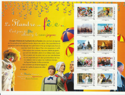 Feuillet Collector Carnaval La Flandre En Fete France 2013 IDT L V 20gr 10 Timbres Autoadhésifs N°191 - Collectors