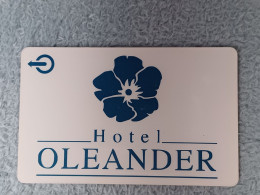 HOTEL KEYS - 2611 - TURKEY - HOTEL OLEANDER - Chiavi Elettroniche Di Alberghi