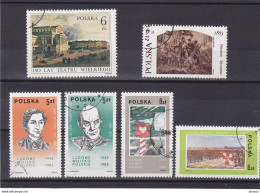 POLOGNE 1983 Yvert 2661-2662 + 2695-2698 Oblitéré, VFU - Gebruikt