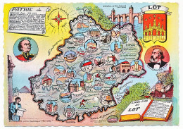 CPSM / CPM 10.5 X 15 Le LOT Touristique Paysages Typiques Moutons Truie Cherchant La Truffe  Sous Bois  Falaise - Otros & Sin Clasificación