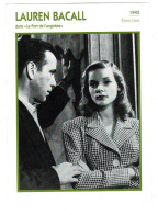 Ref 2 - Photo L'encyclopédie Du Cinéma : Lauren Bacall  - Etats-Unis . - Europa