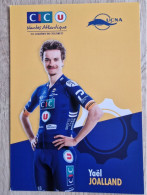 Card Yael Joalland - Team CIC U-Nantes Atlantique - 2023 - Cycling - Cyclisme - Ciclismo - Wielrennen - Wielrennen