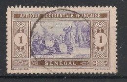 SENEGAL - 1914-17 - N°YT. 53 - Marché 1c Brun Et Violet - Oblitéré / Used - Used Stamps