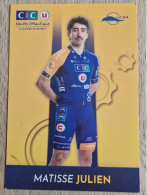 Card Matisse Julien - Team CIC U-Nantes Atlantique - 2024 - Cycling - Cyclisme - Ciclismo - Wielrennen - Ciclismo