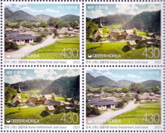 Korea 2023: Joint-Issue With Switzerland (Trub Bern & Oeam Village) Emission Commun Avec La Suisse Bloc ** MNH - Gezamelijke Uitgaven