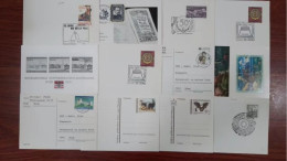 AUSTRIA (LOT#1) > 1961-91 POSTAL HISTORY > 12 Stationary Cards With Different Special Postmarks - Other & Unclassified