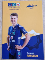 Card Nolann Mahoudo - Team CIC U-Nantes Atlantique - 2023 - Cycling - Cyclisme - Ciclismo - Wielrennen - Cycling