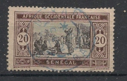 SENEGAL - 1914-17 - N°YT. 59 - Marché 20c Brun Et Noir - Oblitéré / Used - Used Stamps