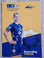 Card Rasmus Sojberg Pedersen - Team CIC U-Nantes Atlantique - 2023 - Cycling - Cyclisme - Ciclismo - Wielrennen - Cycling