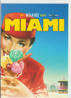 Vintage Promotioncard Martinair Holland Going On Miami - 1946-....: Modern Tijdperk