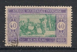 SENEGAL - 1914-17 - N°YT. 63 - Marché 40c Violet Et Vert - Oblitéré / Used - Gebruikt